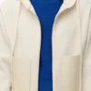 Hoodie mit Reissverschluss aus Wolle