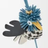 Hoopoe-Vogel-Anhänger aus klassischem Kalbsleder Hoopoe-Vogel-Anhänger aus klassischem Kalbsleder