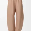 Hose mit geradem Bein aus Nappa-Lammleder Hose mit geradem Bein aus Nappa-Lammleder