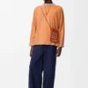 Hose mit Kordelzug aus Baumwollmischung Hose mit Kordelzug aus Baumwollmischung