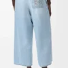 Hose mit Kordelzug aus Denim Hose mit Kordelzug aus Denim