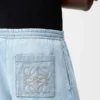 Hose mit Kordelzug aus Denim Hose mit Kordelzug aus Denim