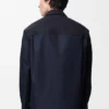 Hybrid-Jacke aus Baumwolle und Wolle Hybrid-Jacke aus Baumwolle und Wolle