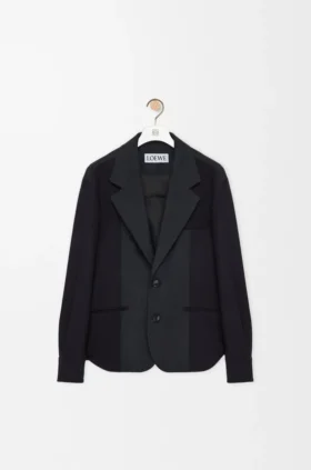 Hybrid-Jacke aus Wolle