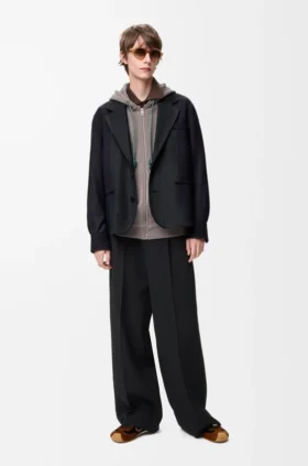 Hybrid-Jacke aus Wolle