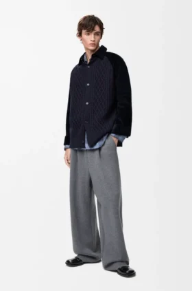 Hybrid-Overshirt aus Baumwolle und Wolle
