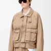Jacke aus Baumwolle