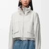 Jacke aus Baumwolle und Seide Jacke aus Baumwolle und Seide