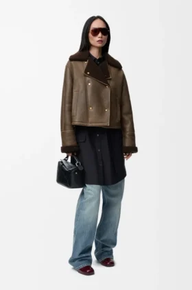 Jacke aus Lammfell