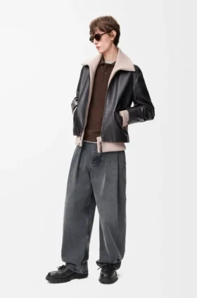 Jacke aus Nappa-Büffelleder Jacke aus Nappa-Büffelleder