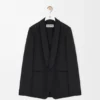 Jacke aus Wolle und Seide Jacke aus Wolle und Seide