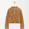 Jacke aus Ziegenveloursleder Jacke aus Ziegenveloursleder