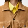 Jacke aus Ziegenveloursleder Jacke aus Ziegenveloursleder