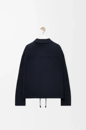 Jacke mit Reissverschluss aus Baumwolle