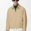 Jacke mit Reissverschluss aus Baumwolle Jacke mit Reissverschluss aus Baumwolle