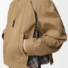 Jacke mit Reissverschluss aus Baumwolle Jacke mit Reissverschluss aus Baumwolle