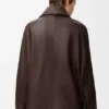 Jacke mit Schleife aus Nappa-Lammleder Jacke mit Schleife aus Nappa-Lammleder