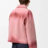 Jacke mit Umschlag aus Lammveloursleder Jacke mit Umschlag aus Lammveloursleder