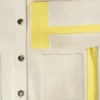 Jacke mit Umschlag aus Lammveloursleder Jacke mit Umschlag aus Lammveloursleder