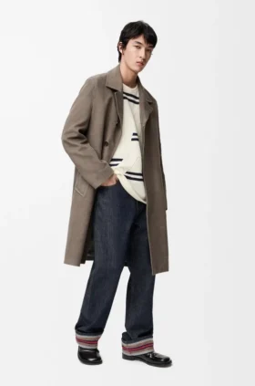Jeans mit umgeschlagenen Säumen aus Denim