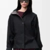 Kapuzenjacke aus Baumwolle und Seide Kapuzenjacke aus Baumwolle und Seide