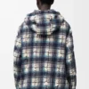 Kapuzenjacke aus Wolle und Leinen Kapuzenjacke aus Wolle und Leinen