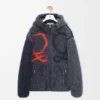 Kapuzenjacke aus Wollmischung Kapuzenjacke aus Wollmischung