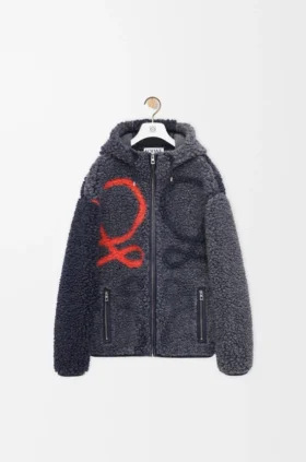 Kapuzenjacke aus Wollmischung