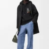Hoodie in lockerer Passform aus Baumwolle