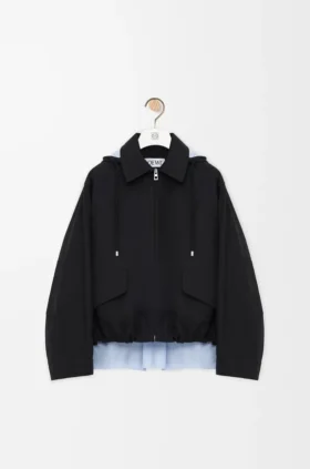 Kapuzenparka aus Baumwolle