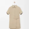 Kleid aus Baumwolle und Seide Kleid aus Baumwolle und Seide