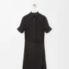 Kleid aus Baumwolle und Seide Kleid aus Baumwolle und Seide
