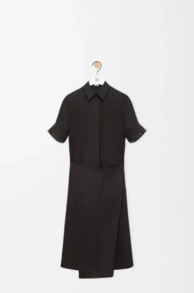 Kleid aus Baumwolle und Seide