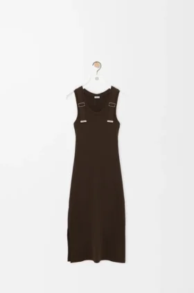 Kleid aus Stretch-Baumwolle
