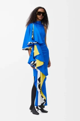 Kleid aus Stretch-Viskose