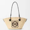 Kleine Anagram-Korb-Tasche aus Iraca-Palme und Kalbsleder Kleine Anagram-Korb-Tasche aus Iraca-Palme und Kalbsleder
