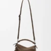 Kleine «Featherlight Puzzle»-Tasche aus genarbtem Nubukleder Kleine «Featherlight Puzzle»-Tasche aus genarbtem Nubukleder