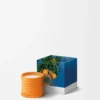 Kleine Kerze mit Orangenblüte