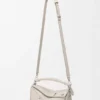 Kleine Panta Puzzle-Tasche aus glänzendem Kalbsleder Kleine Panta Puzzle-Tasche aus glänzendem Kalbsleder