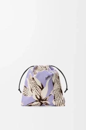 Kleine Pouches mit Kordelzug «Corn» aus Canvas