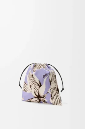Kleine Pouches mit Kordelzug «Corn» aus Canvas