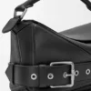 Kleine Puzzle-Biker-Tasche aus glänzendem Kalbsleder Kleine Puzzle-Biker-Tasche aus glänzendem Kalbsleder
