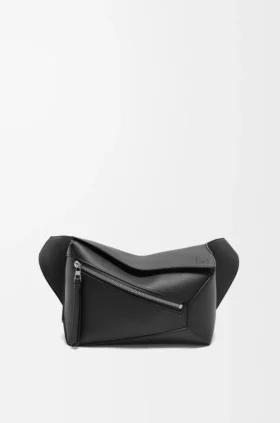 Kleine Puzzle Edge Gürteltasche aus klassischem Kalbsleder