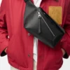 Kleine Puzzle Edge Gürteltasche aus klassischem Kalbsleder Kleine Puzzle Edge Gürteltasche aus klassischem Kalbsleder