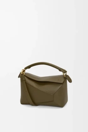 Kleine Puzzle Edge-Tasche aus klassischem Kalbsleder