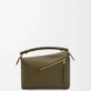 Kleine Puzzle Edge-Tasche aus klassischem Kalbsleder Kleine Puzzle Edge-Tasche aus klassischem Kalbsleder