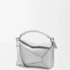 Kleine Puzzle Edge-Tasche aus laminiertem Lammleder Kleine Puzzle Edge-Tasche aus laminiertem Lammleder