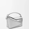 Kleine Puzzle Edge-Tasche aus laminiertem Lammleder Kleine Puzzle Edge-Tasche aus laminiertem Lammleder