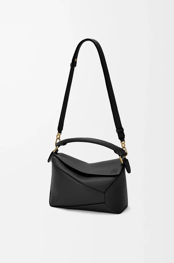 Kleine Puzzle Edge-Tasche aus weichem, genarbtem Kalbsleder Kleine Puzzle Edge-Tasche aus weichem, genarbtem Kalbsleder