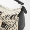 Kleine Puzzle-Tasche aus gewebtem Textil